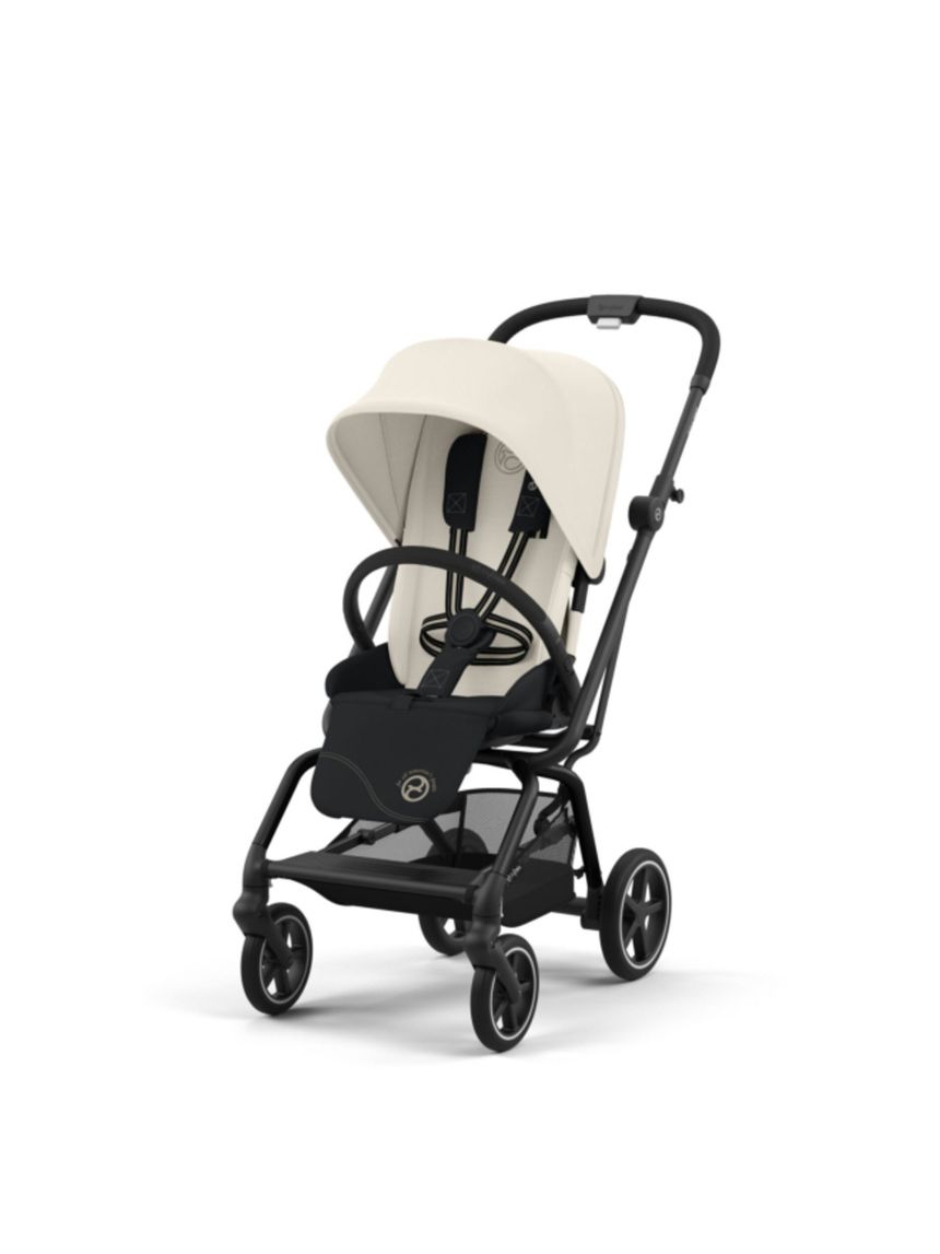 Passeggino eezy s twist+ 2 blk canvas white - cybex gold
