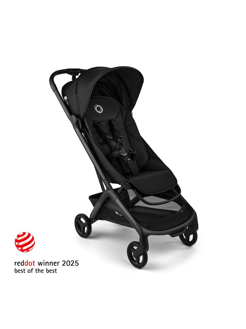 Passeggino da viaggio ultra-compatto butterfly 2 midnight black - bugaboo