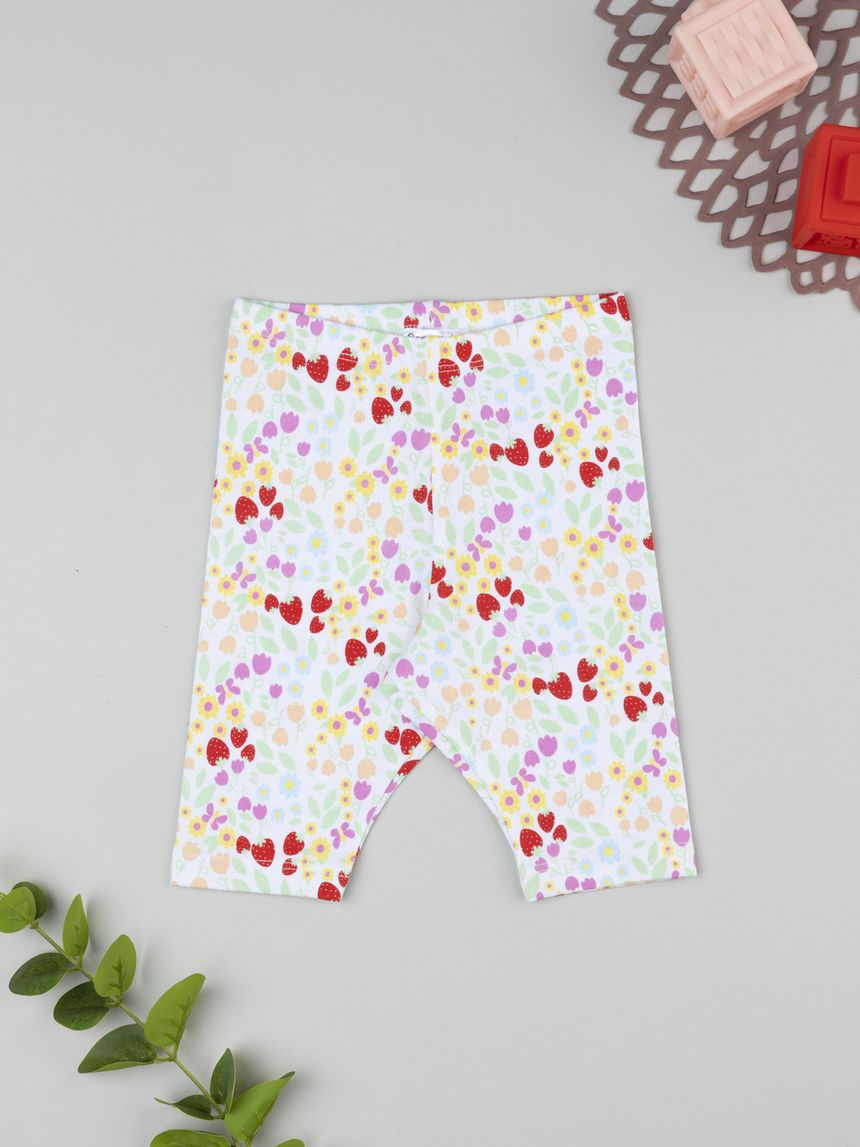 Legging bimba fantasia multicolot