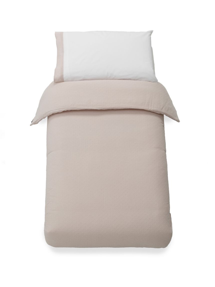 Set piumone 3 pz. montessori muslin sabbia - italbaby