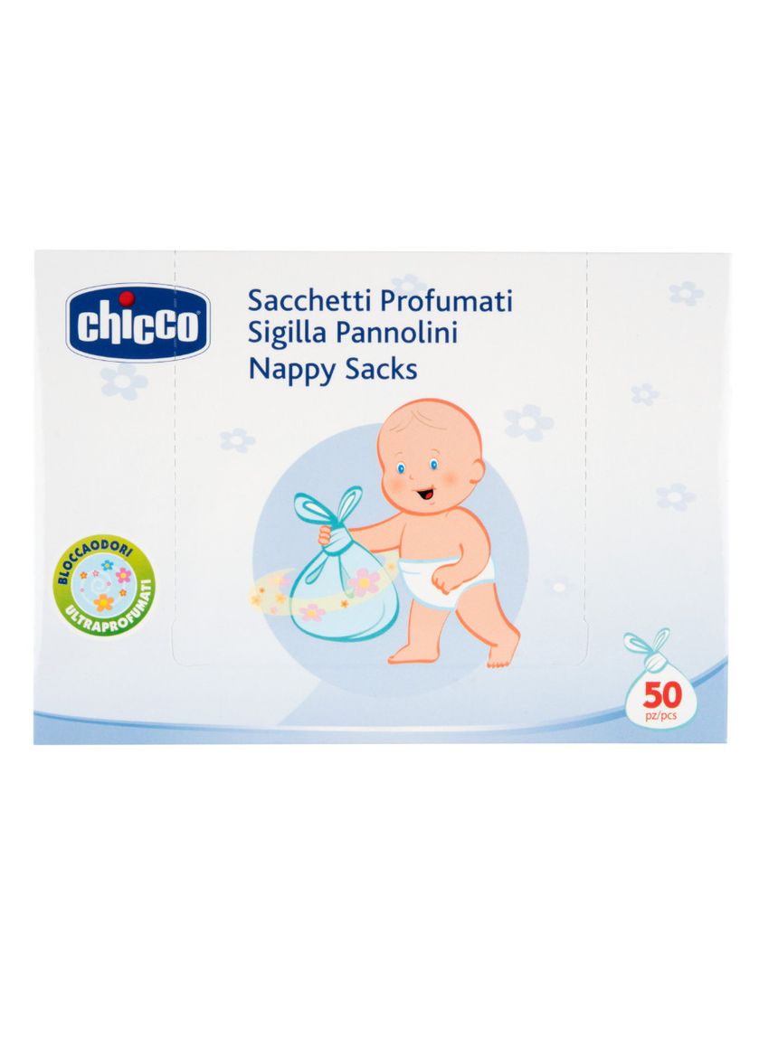 Sacchetti profumati sigilla pannolini 50 pezzi - chicco