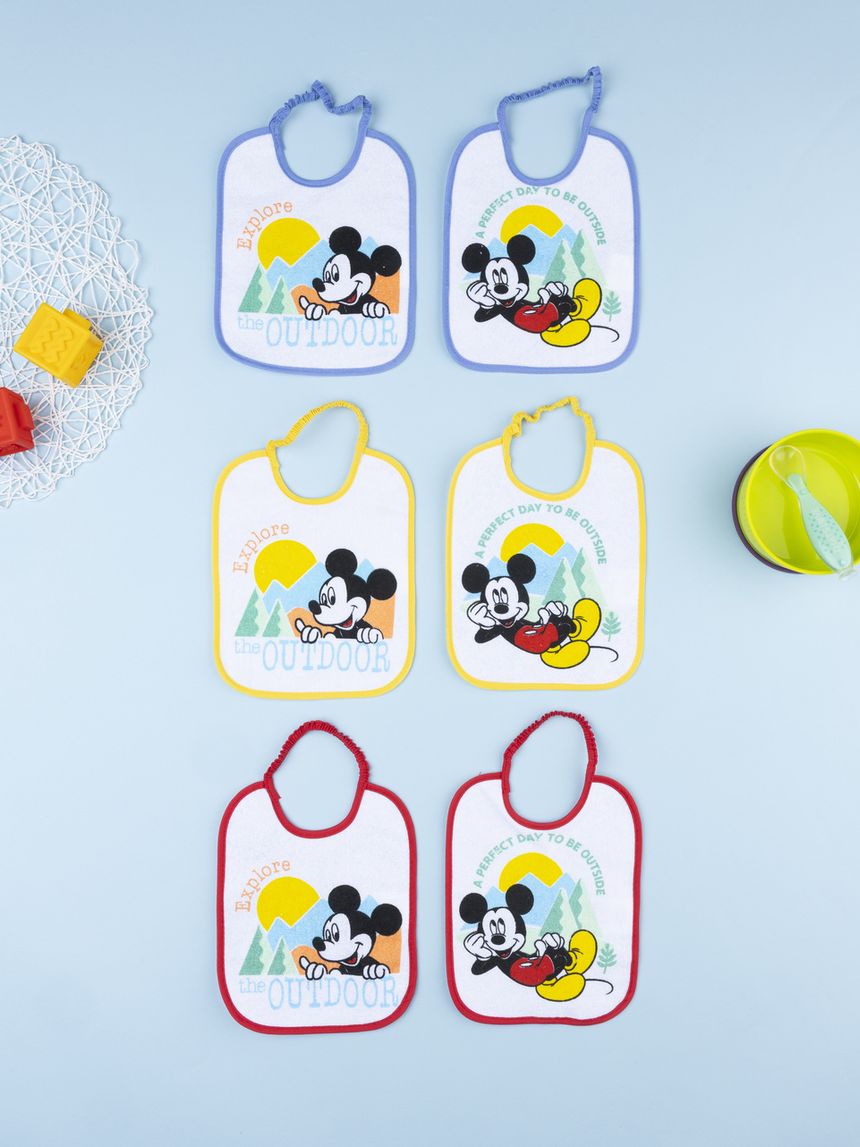 Pack 6 bavaglini grandi disney topolino