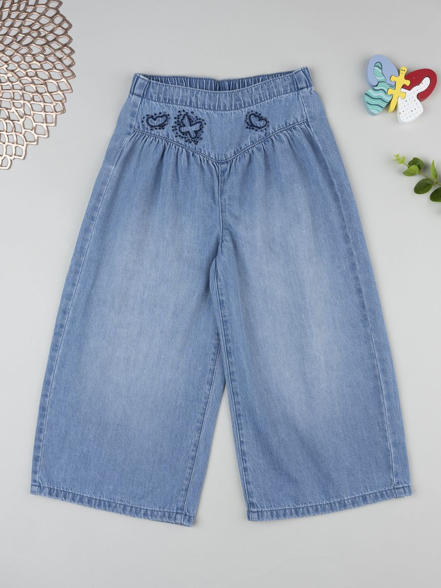 Pantapalazzo denim bimba