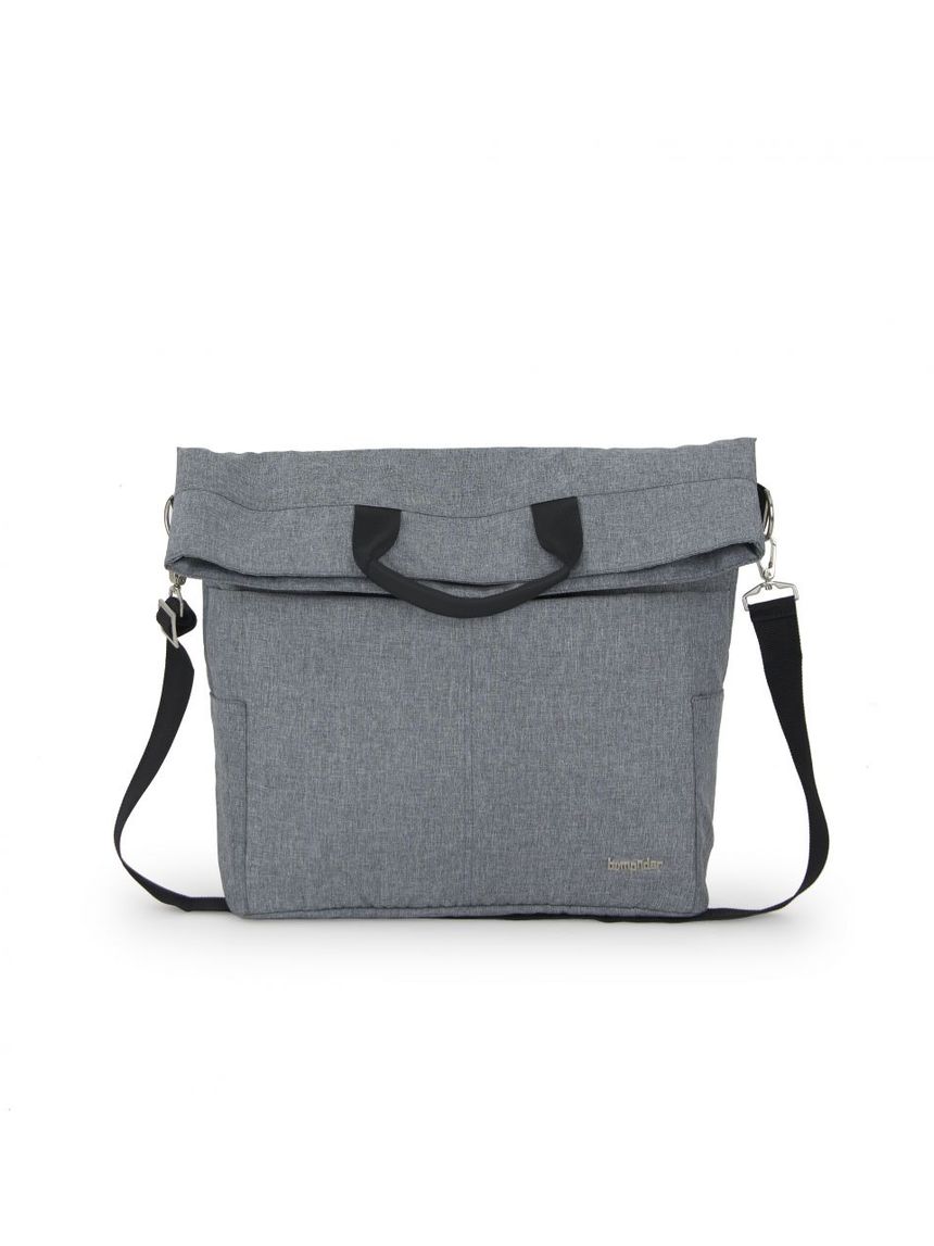 Borsa mamma grigio melange-nero - bumprider