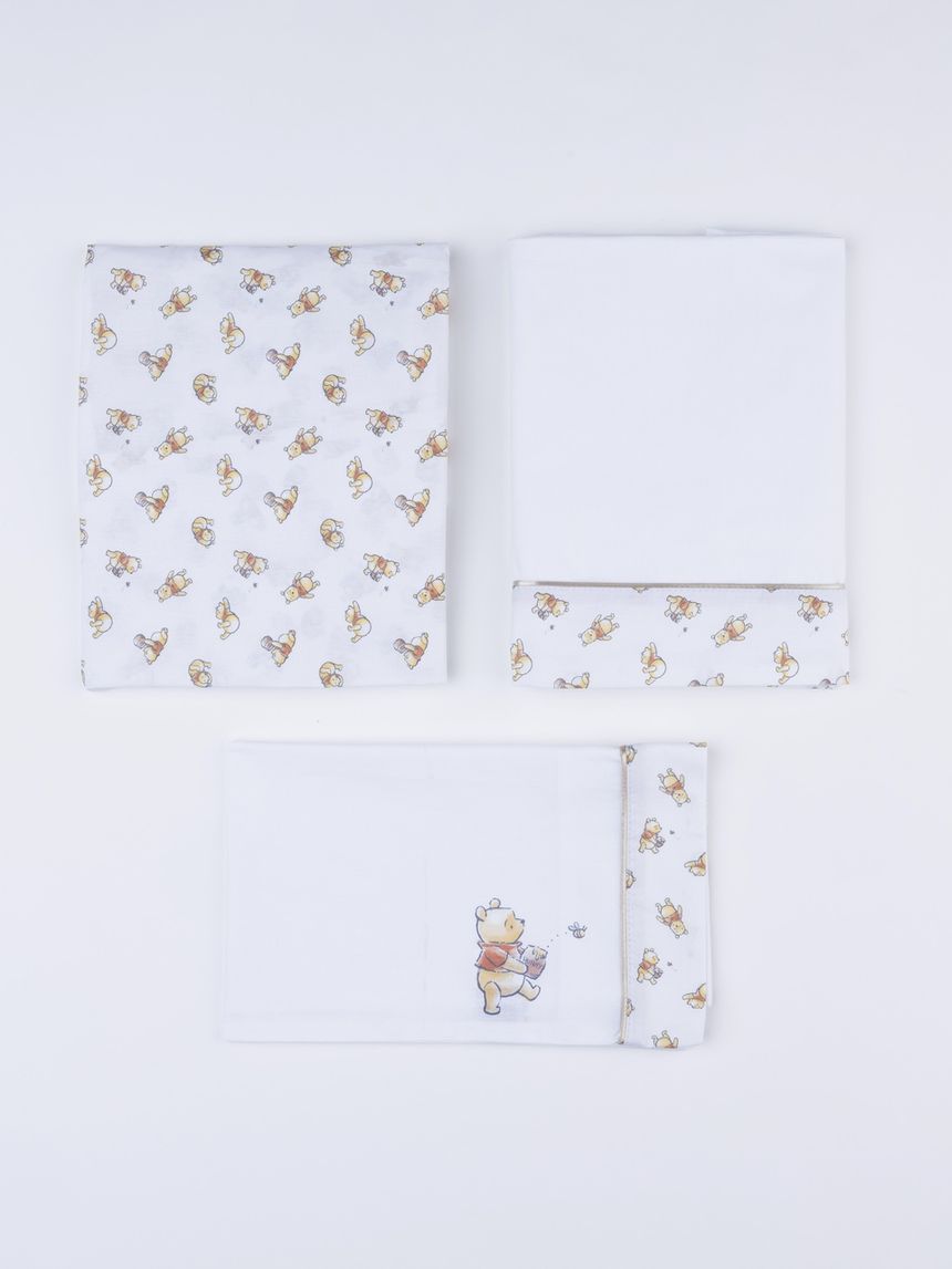 Pack 3 pezzi letto - winnie the pooh