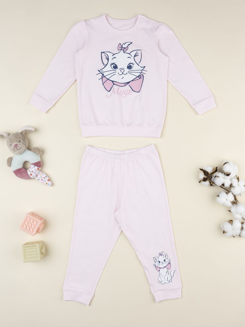 Pigiama bimba rosa disney minou