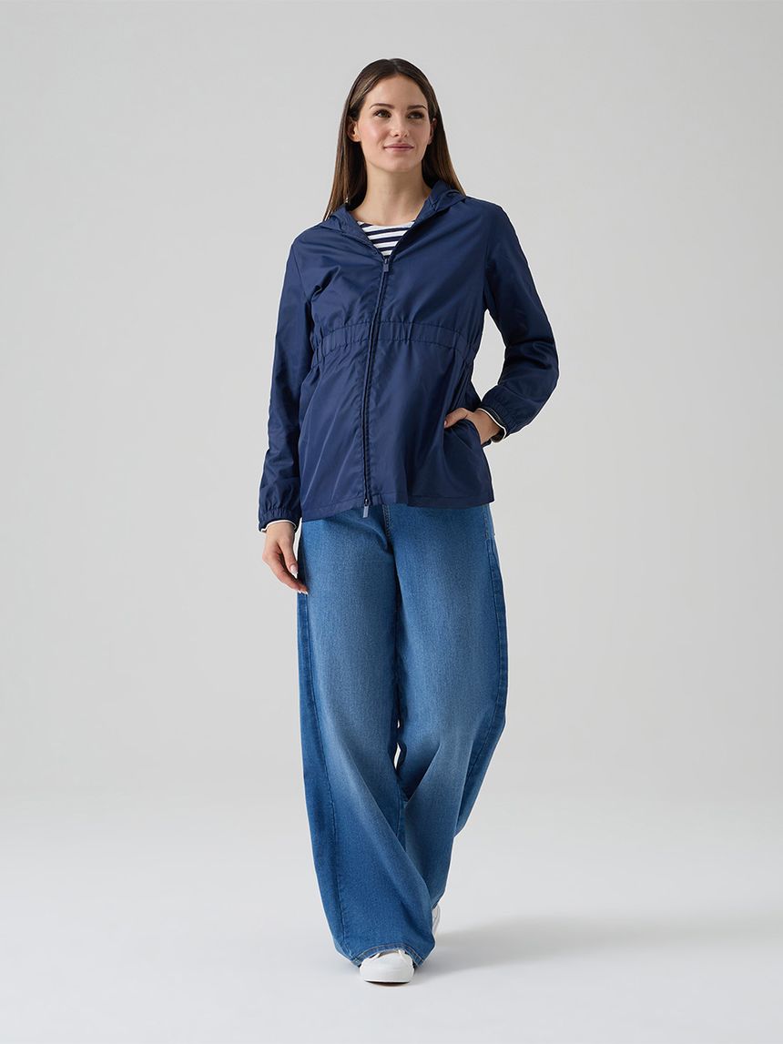 Giacca leggera premaman blu