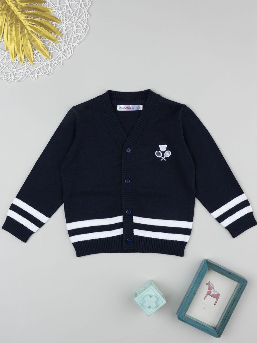 Cardigan bimbo blu oxford