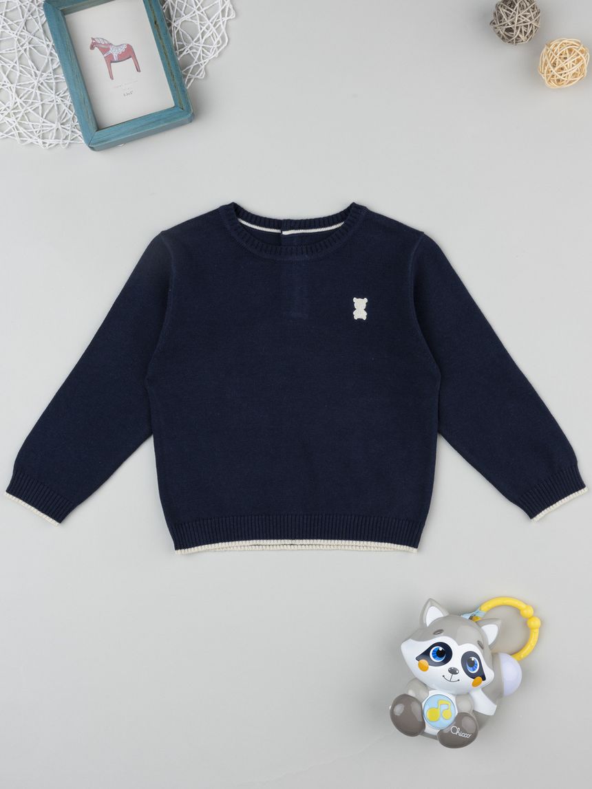 Cardigan elegant bimbo blu