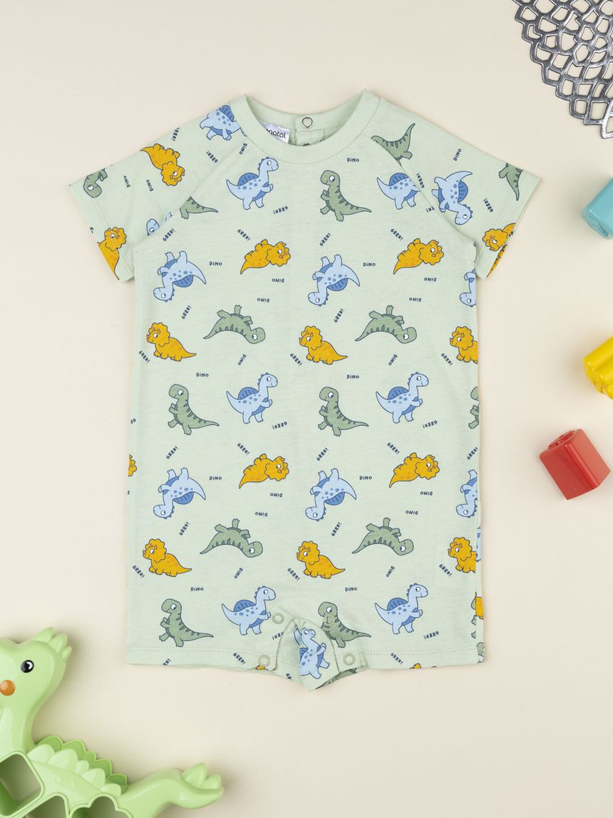 Pigiama intero estivo bimbo dinosauri