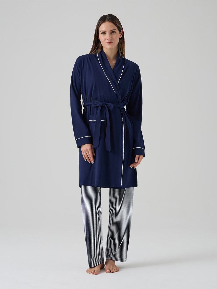 Vestaglia premaman blu scuro