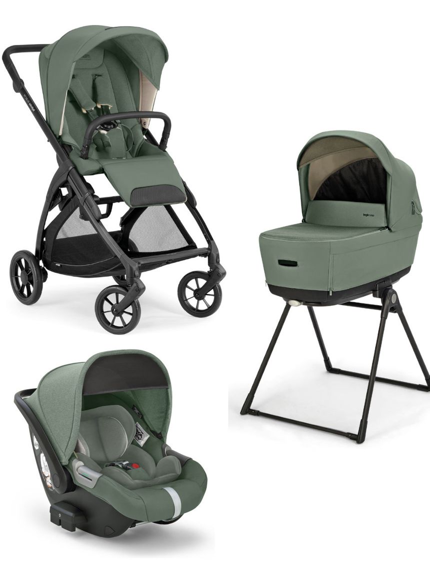 Trio system4 electa drw - murray green + t. total black - inglesina