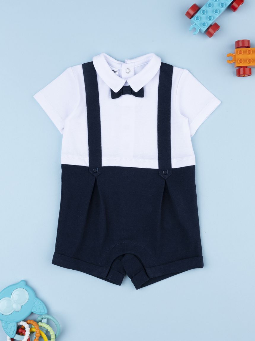 Tutina bimbo effetto doppio elegante