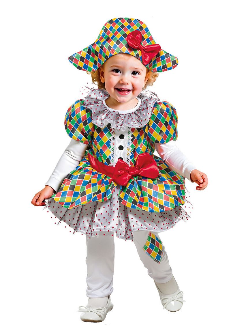 Costume arlecchina baby - carnevale - carnaval queen