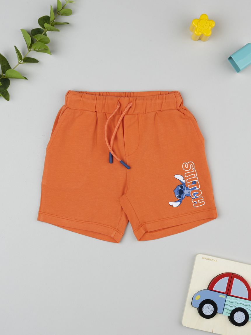 Bermuda bimbo arancione stitch