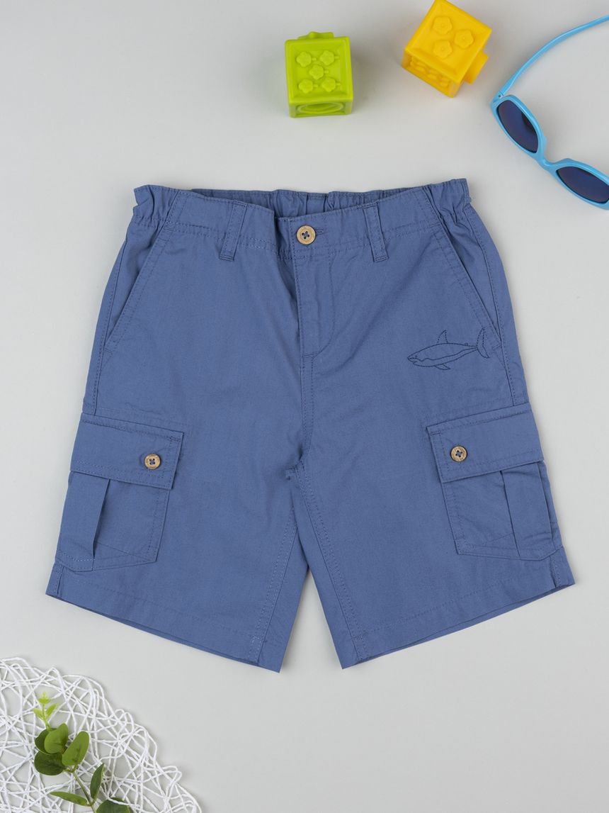 Bermuda bambino blu