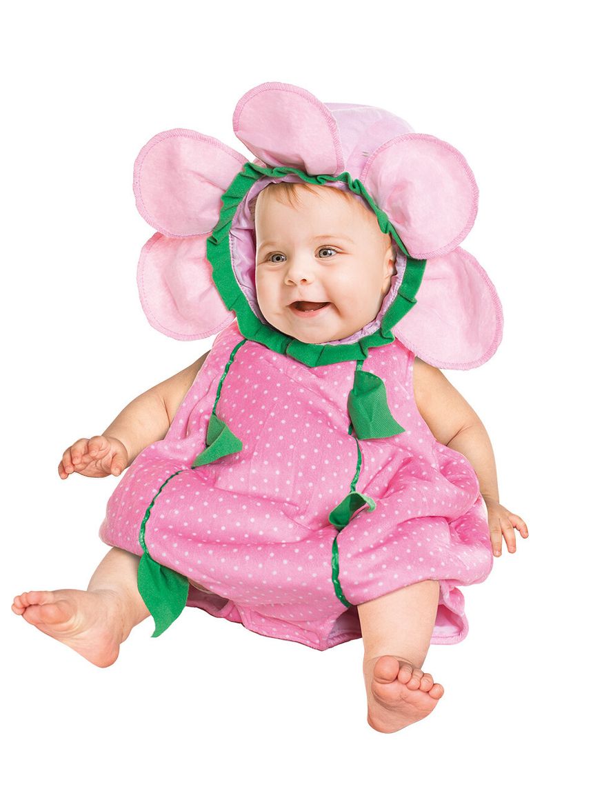 Costume carnevale fiorellino saccotto neonato 6-12 mesi - carnaval queen