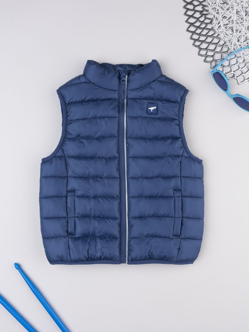 Gilet bambino blu