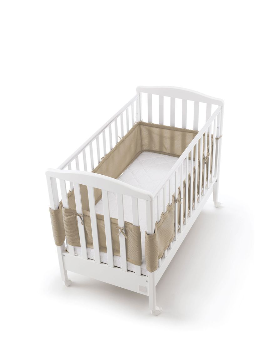 Paracolpi giro letto airtech 3d tortora - italbaby