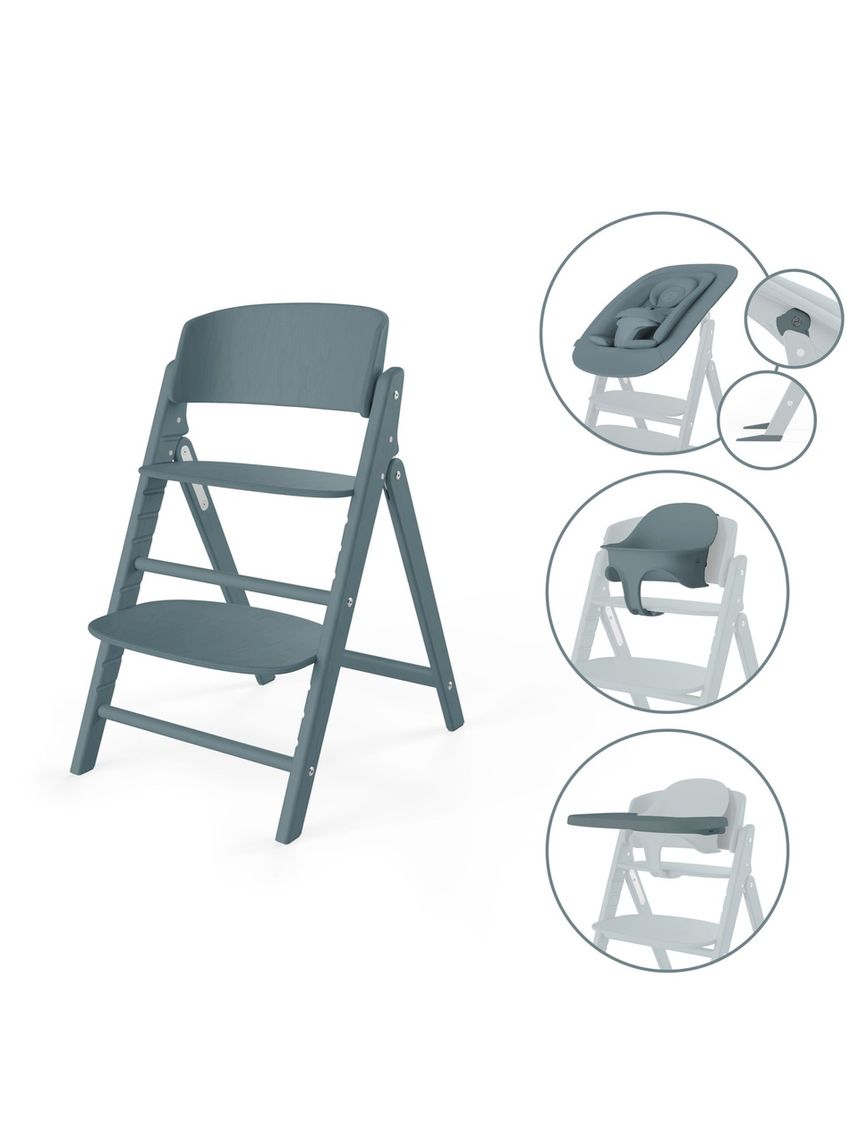Seggiolone click & fold 4-in-1 stone blue - cybex