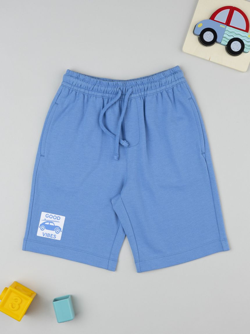 Shorts bimbo blu chiaro
