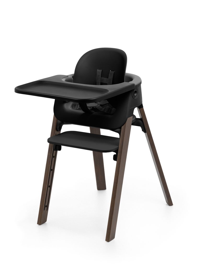 Seggiolone steps™ black warm brown- stokke