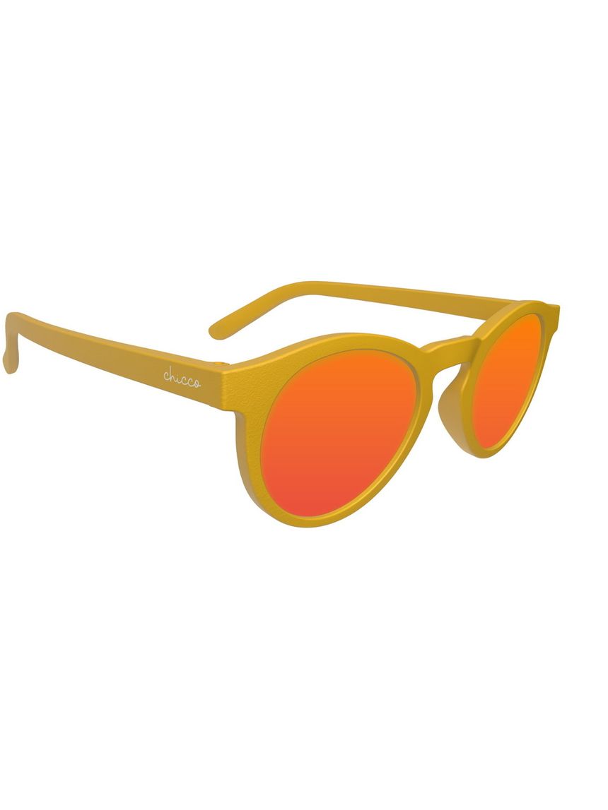 Occhiale da sole giallo con lenti a specchio 12m+ - chicco