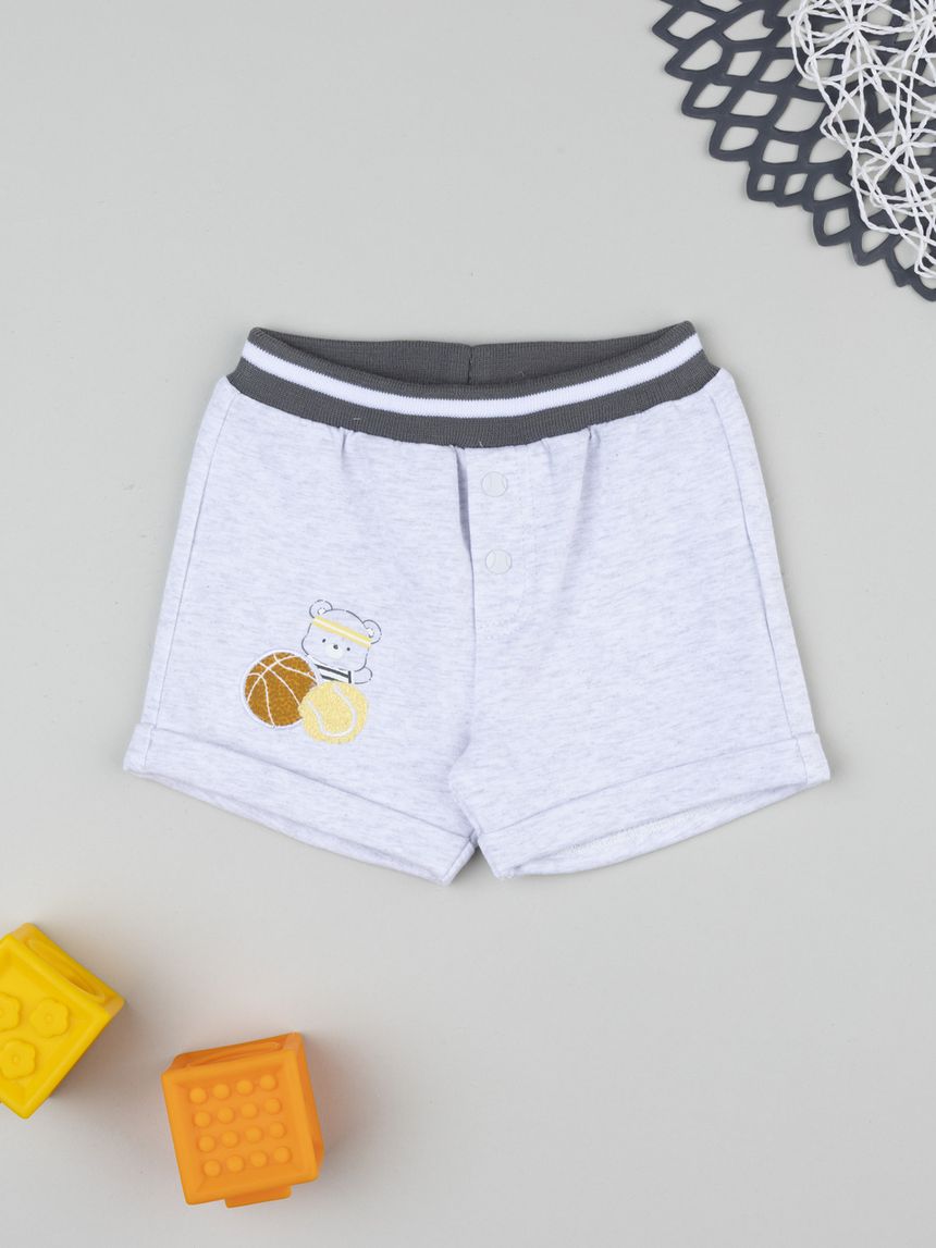 Shorts grigi bimbo sport