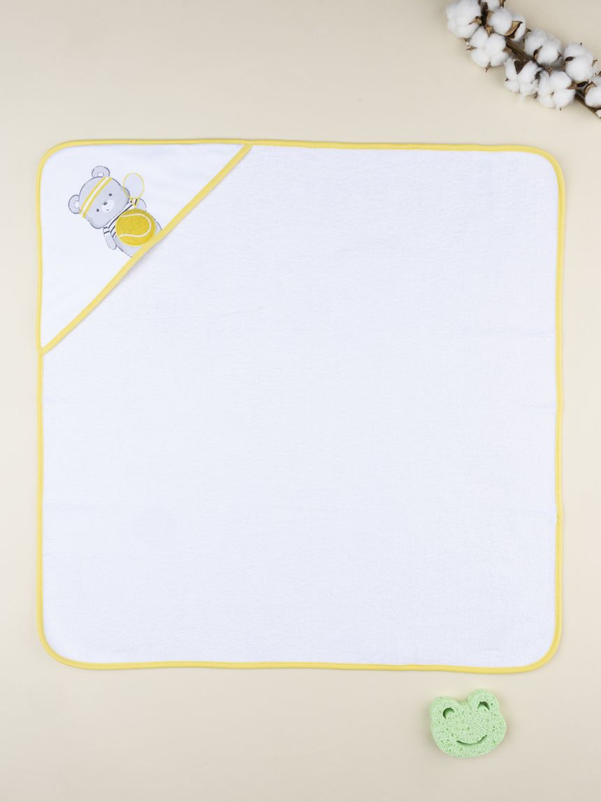 Quadrato spugna neonato orsetto