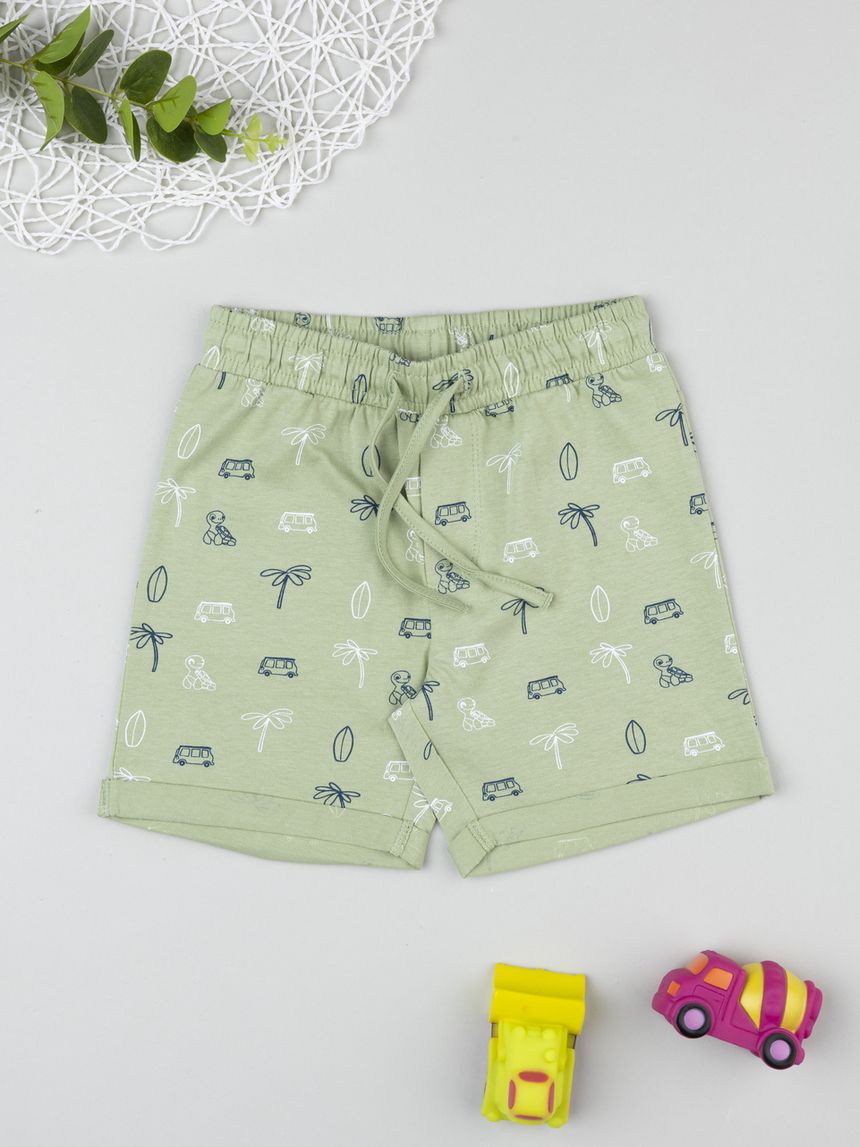 Shorts verde bimbo summer