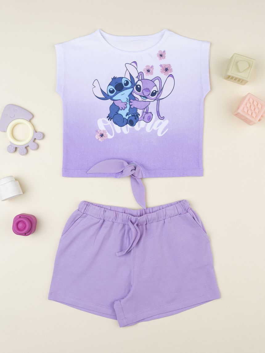 Completo mare bimba stitch