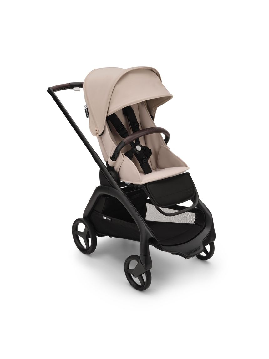 Passeggino dragonfly telaio black con seduta desert taupe e cappottina desert taupe - bugaboo