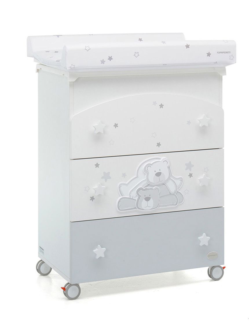 Bagnetto cassettiera dolce stella bianco - foppapedretti