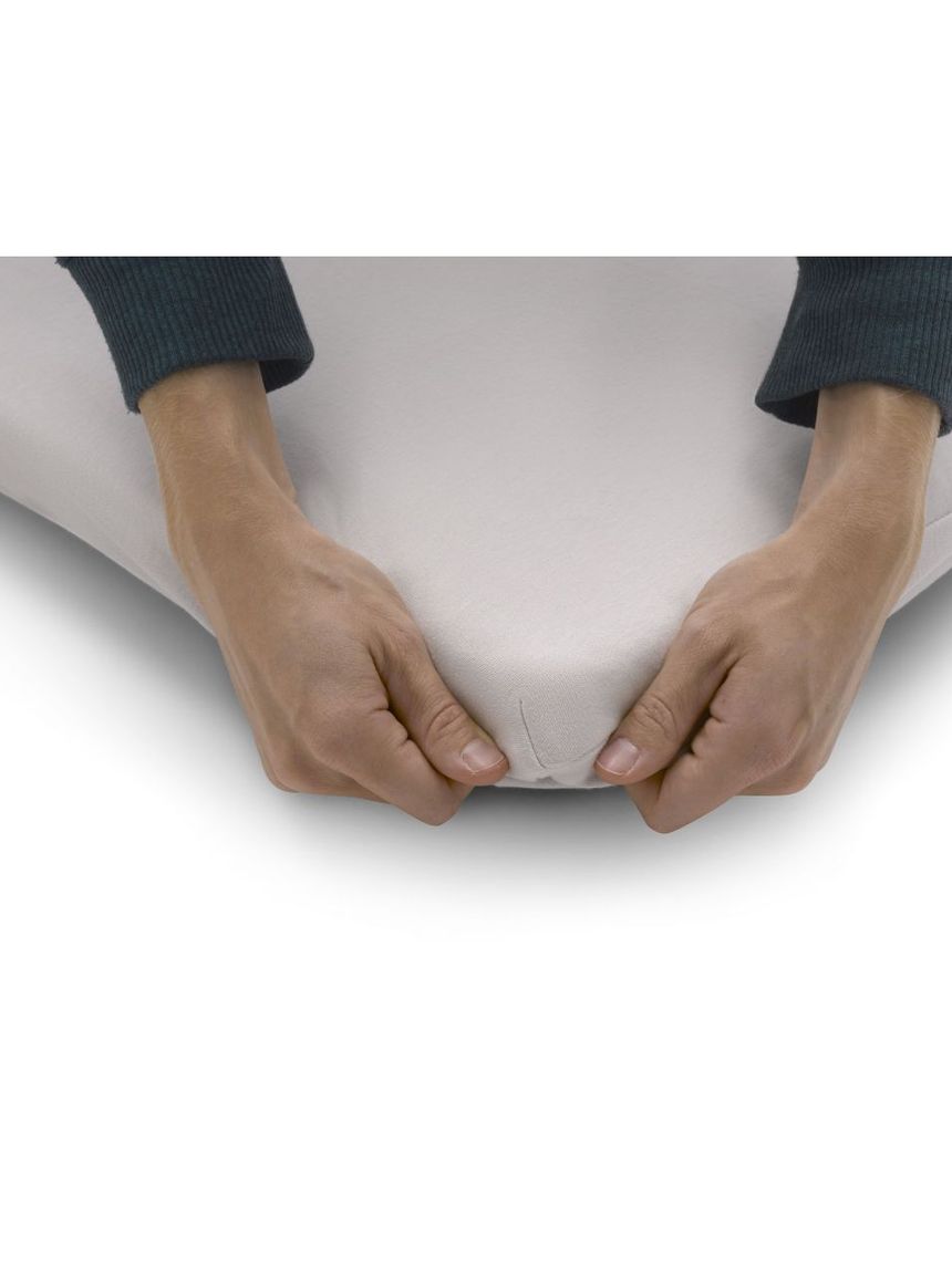 Lenzuolo di cotone stardust mineral white - bugaboo