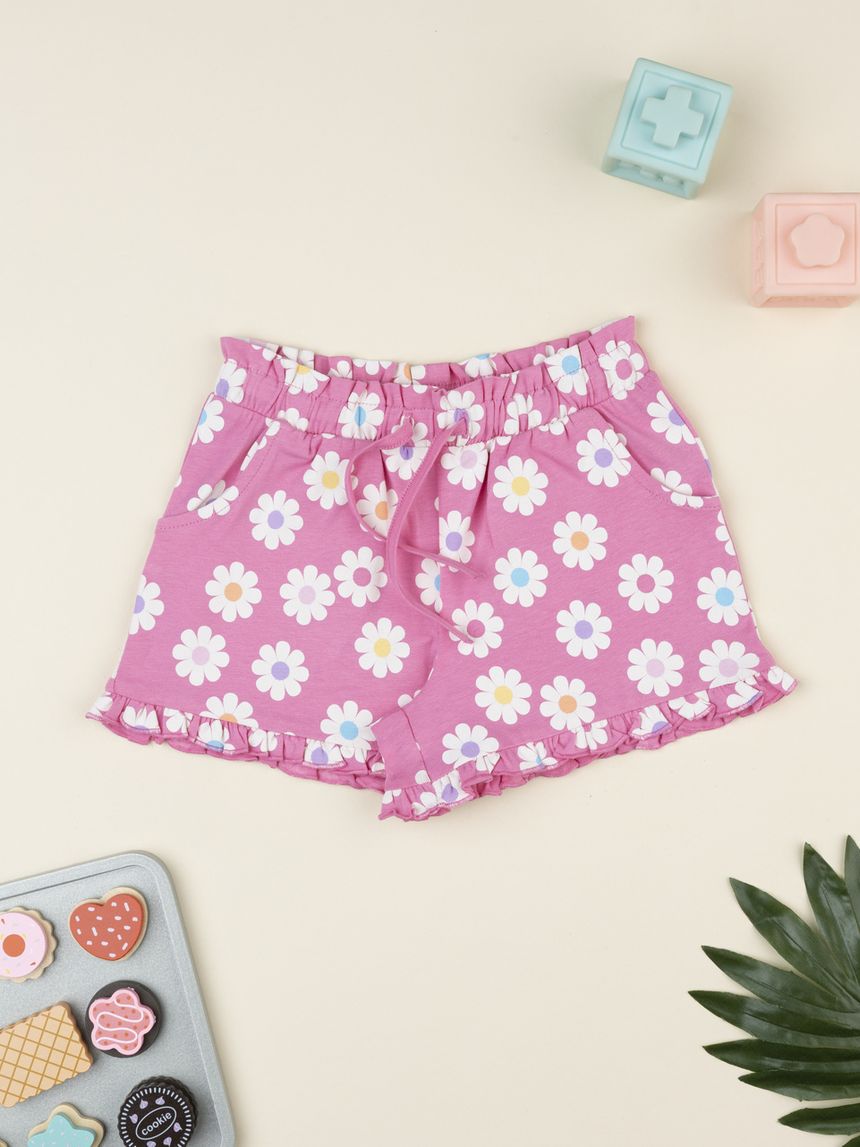 Short rosa bimba margherite
