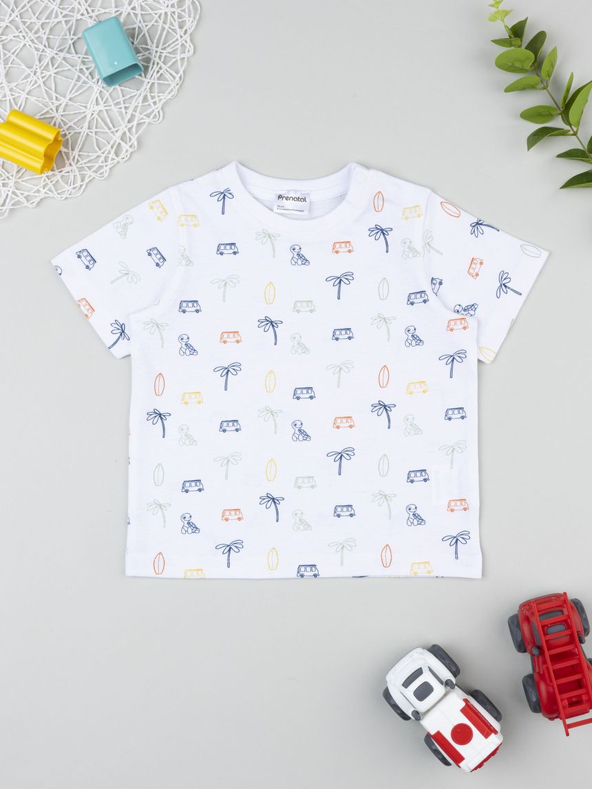 T-shirt bianca bimbo summer