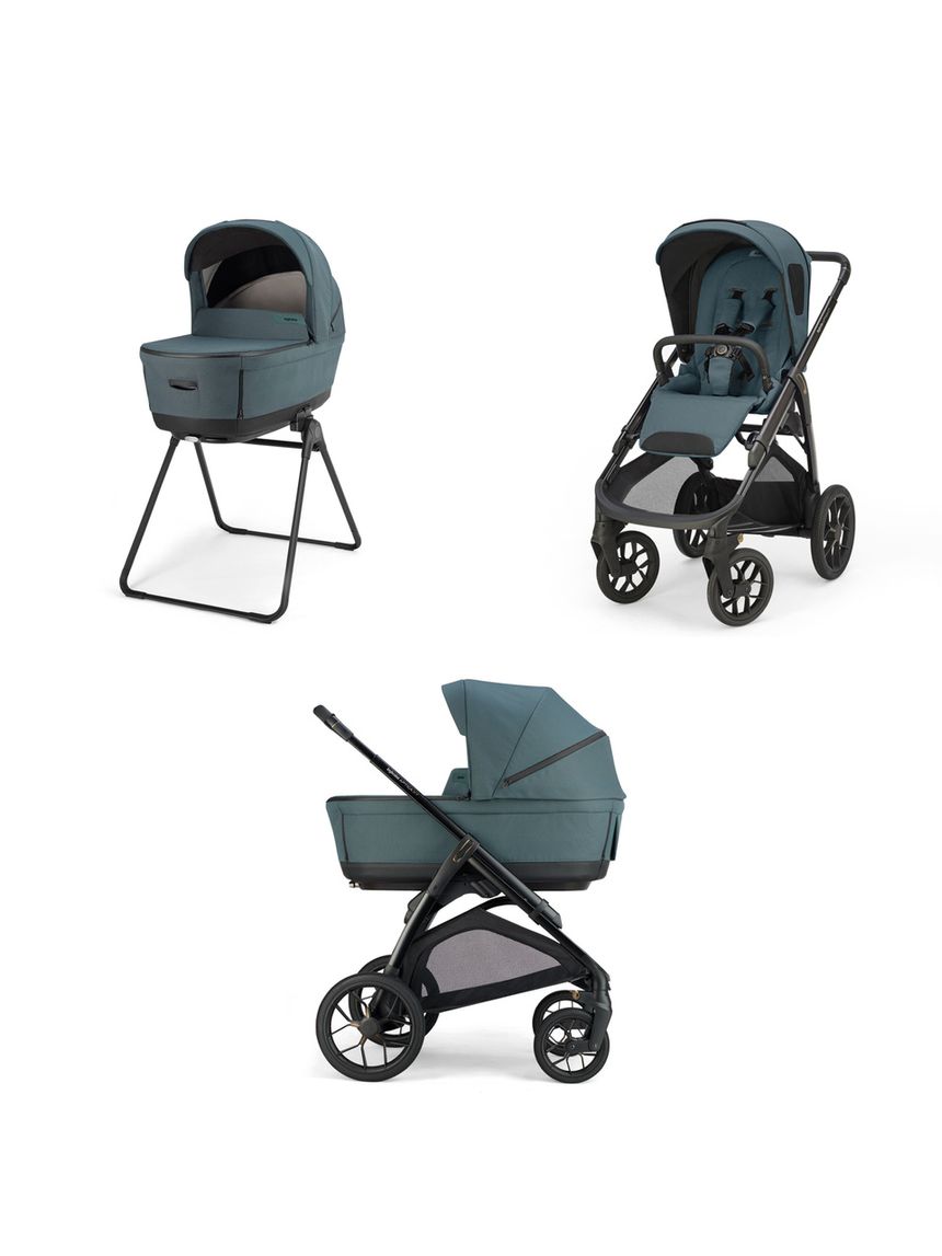 Aptica xt system duo - himalaya blue con telaio black - inglesina