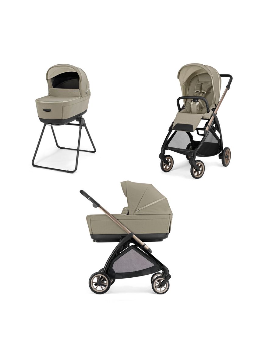 Electa system duo - hangar beige con telaio bronze - inglesina