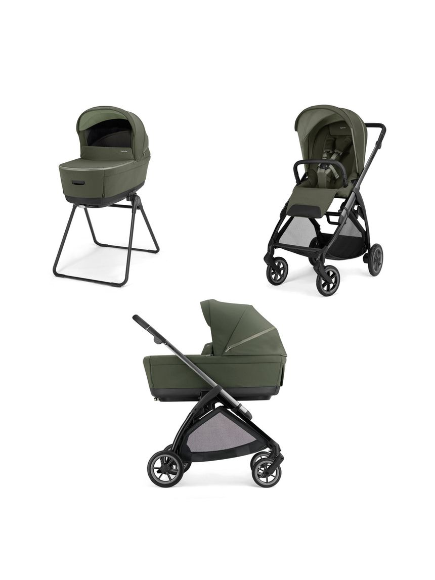 Electa system duo - loft green con telaio iron - inglesina