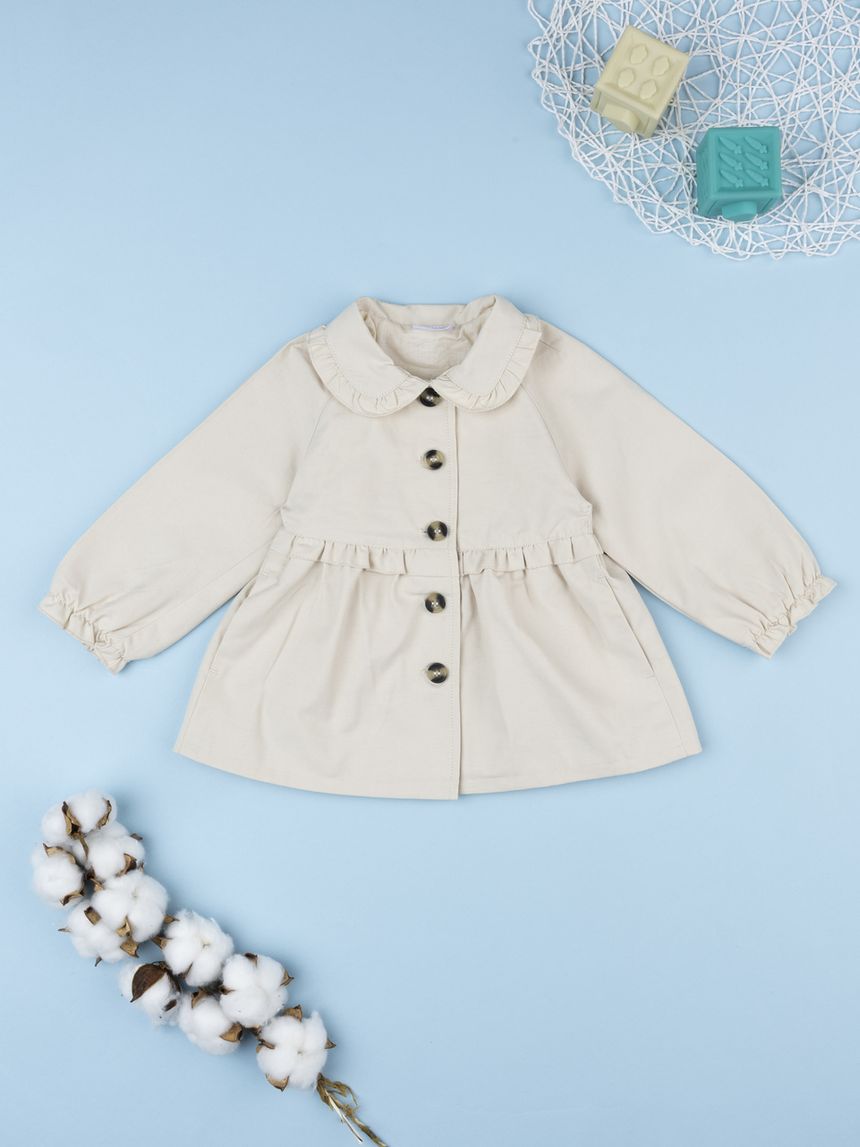 Trench bimba beige