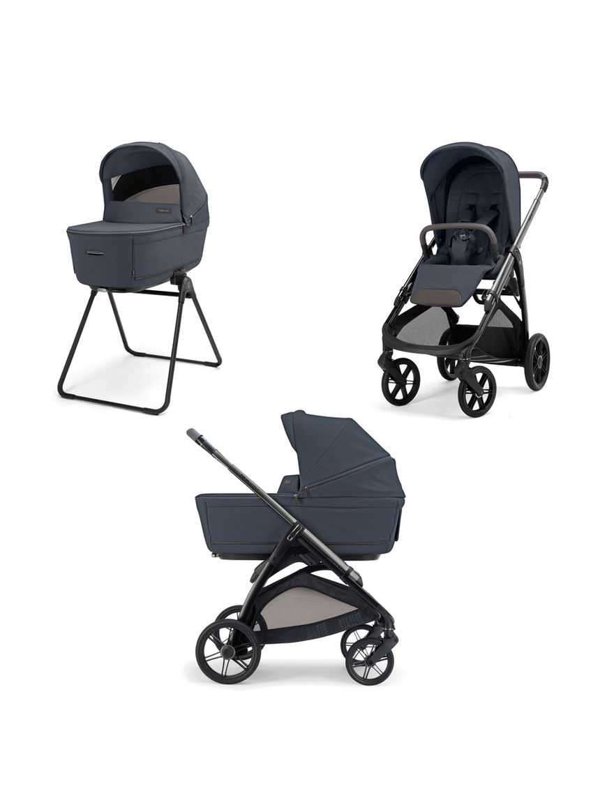 Aptica system duo - sapphire blue con telaio litio - inglesina