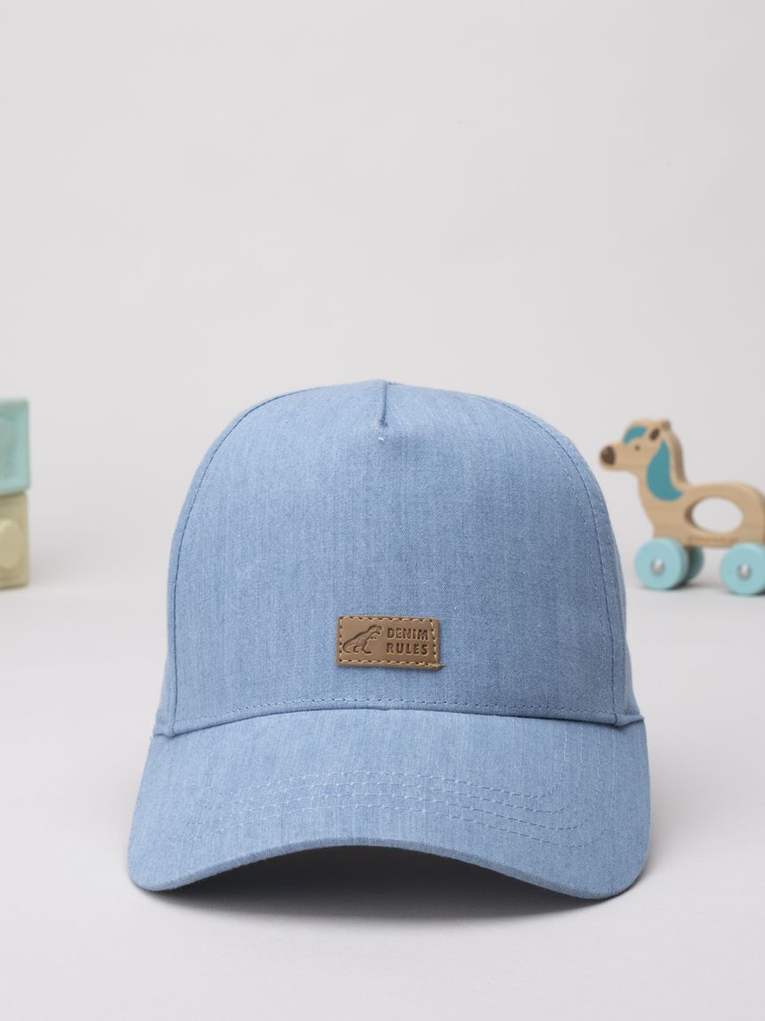 Cappello bimbo blu denim