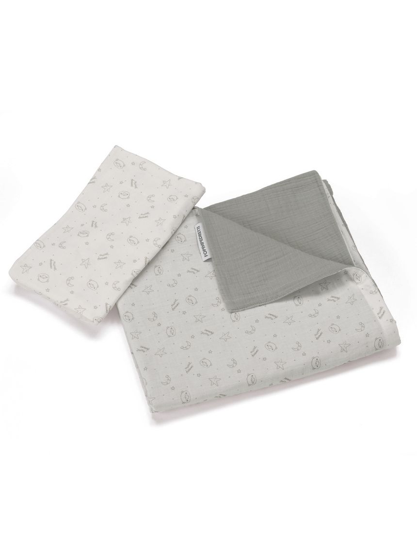 Completo piumone double-face per lettino  - foppapedretti