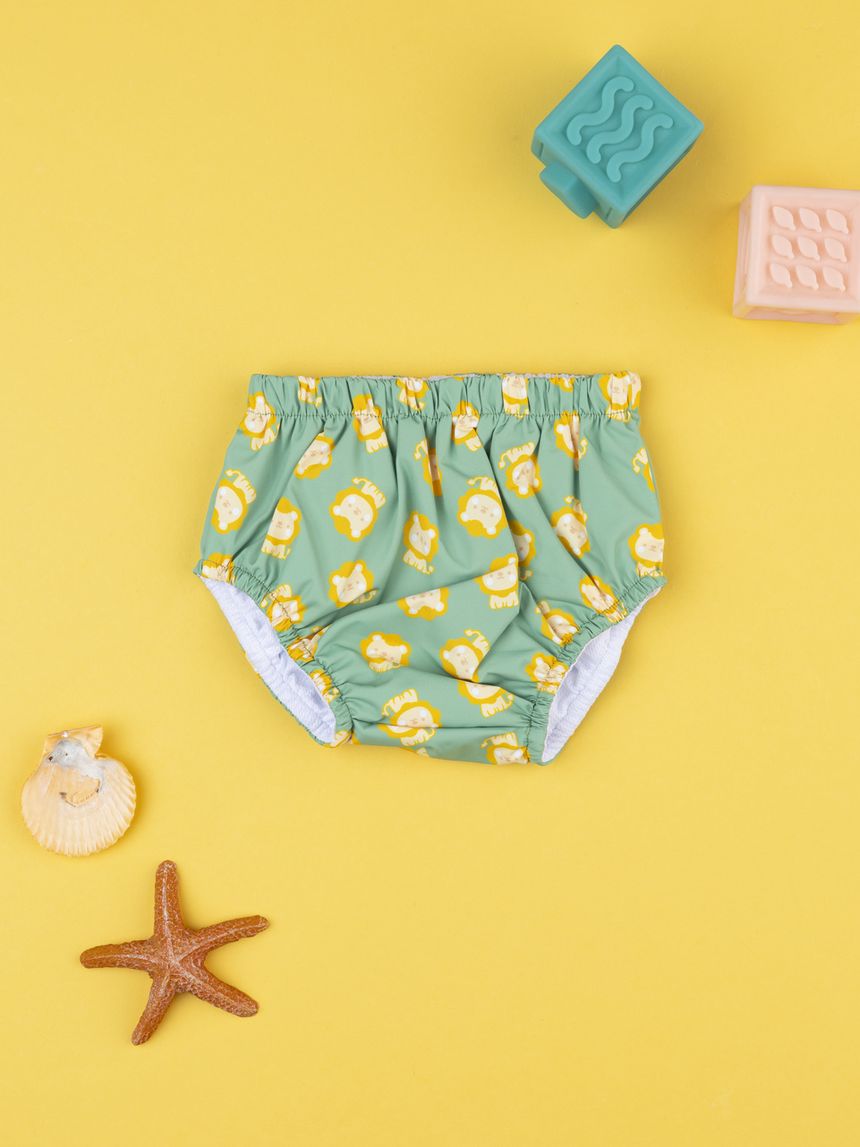 Costume antifugas bimbo verde leoni