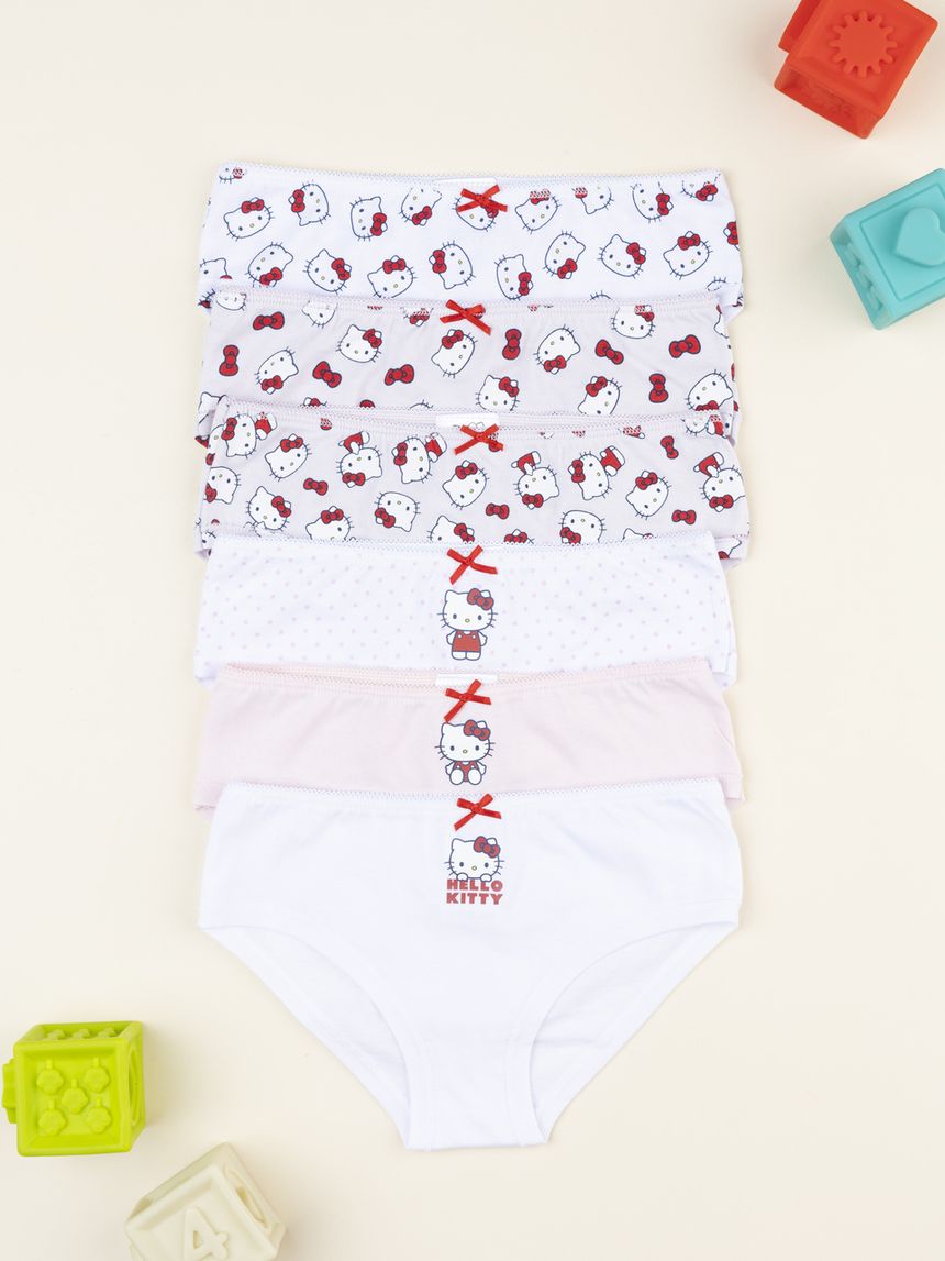 Pack 7 slip bimba hello kitty