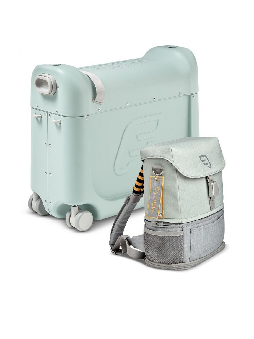 Valigia cavalcabile jetkids pack da viaggio bedbox™ + crew backpack™ - stokke®