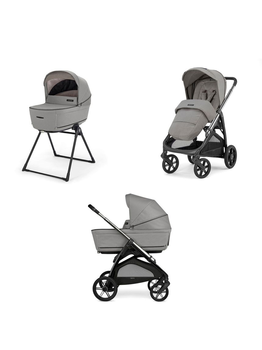 Sistema modulare aptica duo colore platinum grey con telaio litio - inglesina