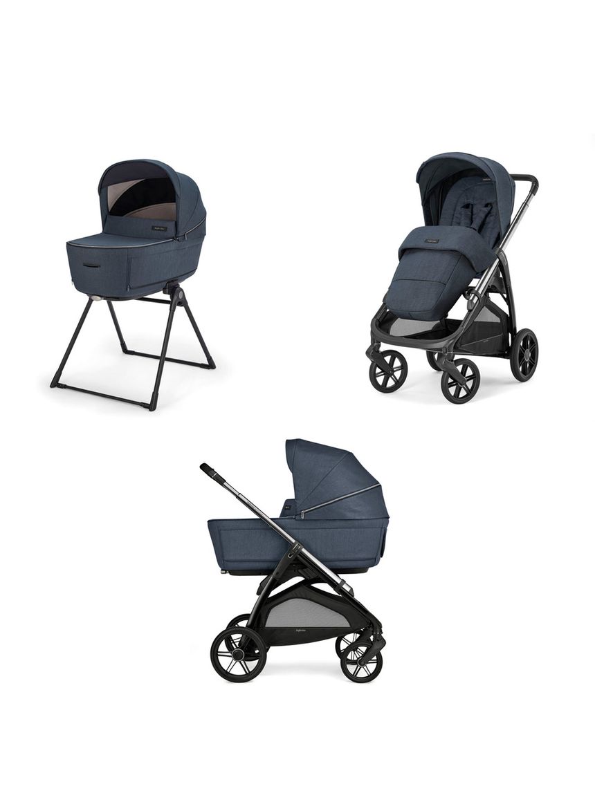 Sistema modulare aptica duo colore resort blue con telaio litio - inglesina