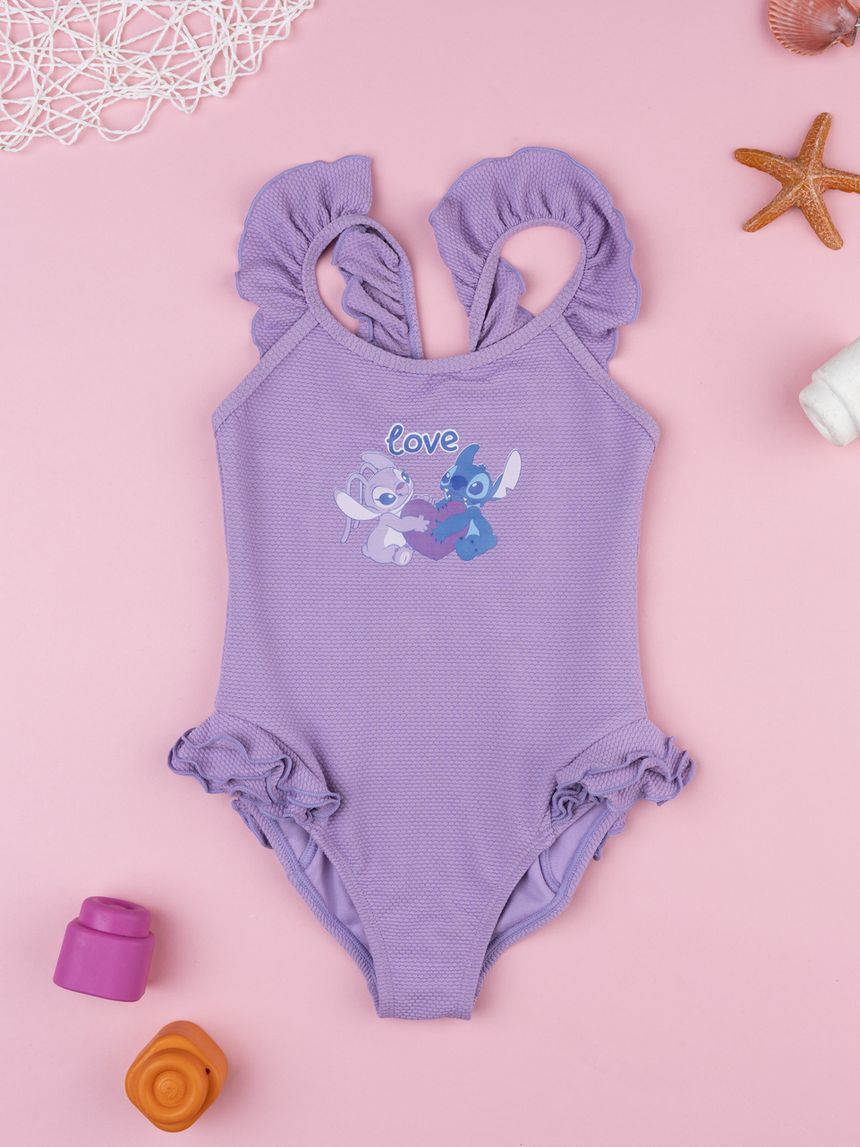 Costume bimba lilla stitch viola