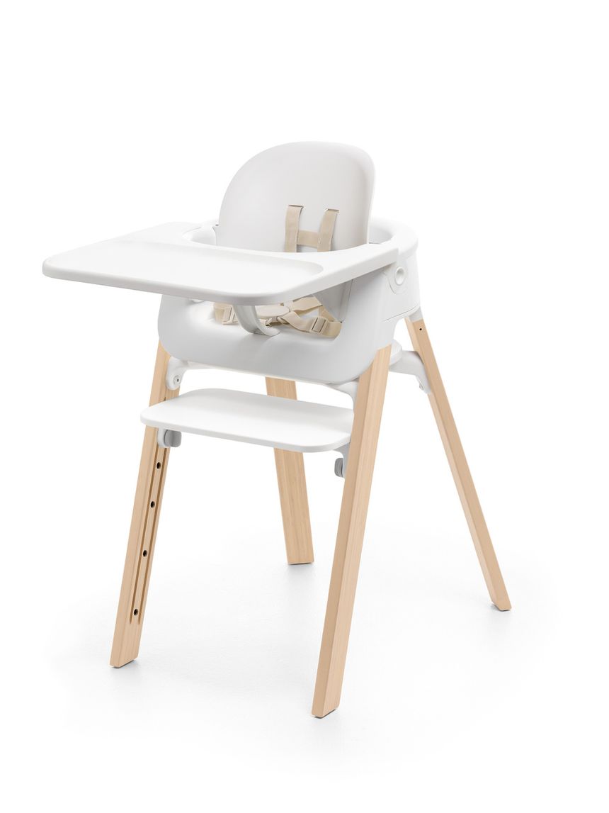 Seggiolone steps™ white natural- stokke